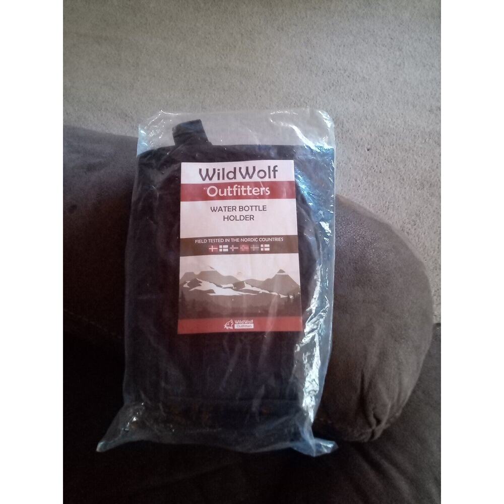 WildWolf Outfitters Insulated 64 &40oz Water Bottle Holder Padded Shoulder Strap